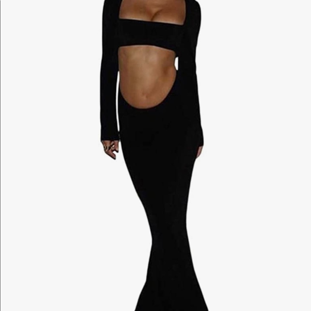 Women's Sexy Hollow Out maxi dress.